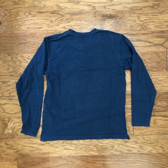 Columbia Cotton Blend Crewneck Long Sleeve Pullover in Navy - Picture 3 of 3